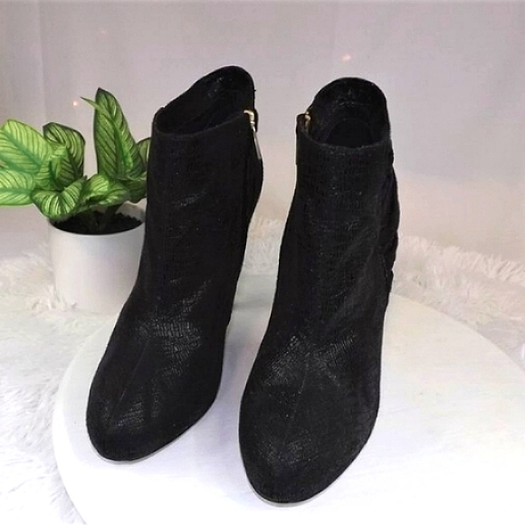 Colin Stuart Shimmer Black, Size 9, Ankle Booties - Picture 5 of 7